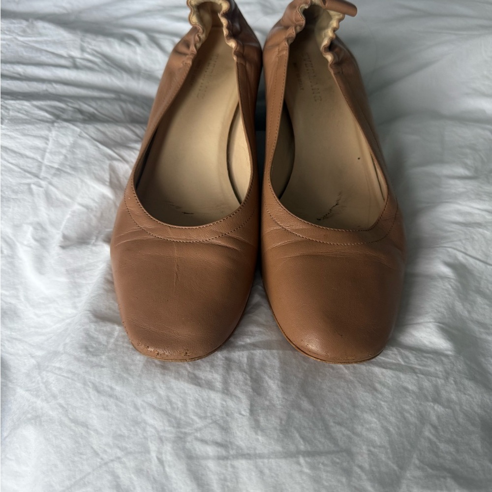 Everlane Day Heel Tan Leather Size 7
